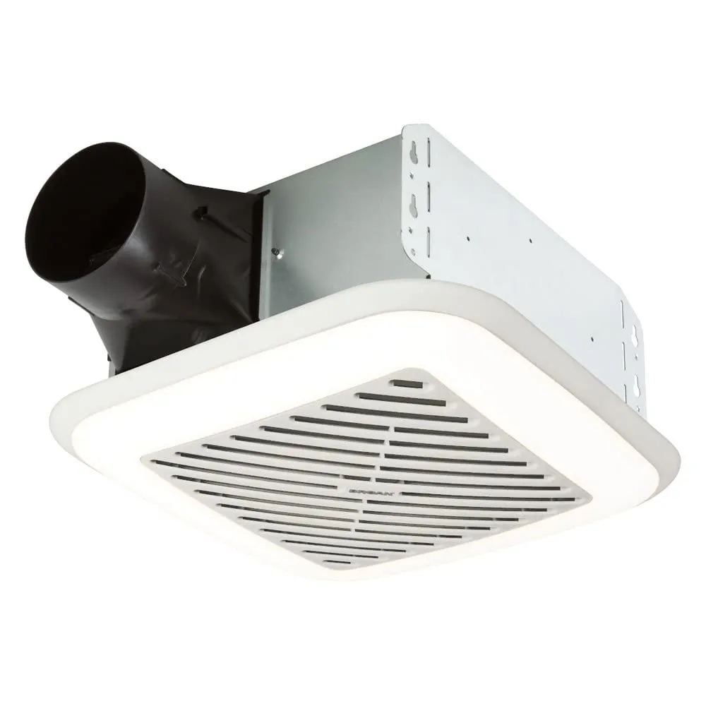 Broan-NuTone 791LEDM Ventilation Fan with LED Light and Roomside Installation, ENERGY STAR Certified, 110 CFM, 1.5 Sones, White