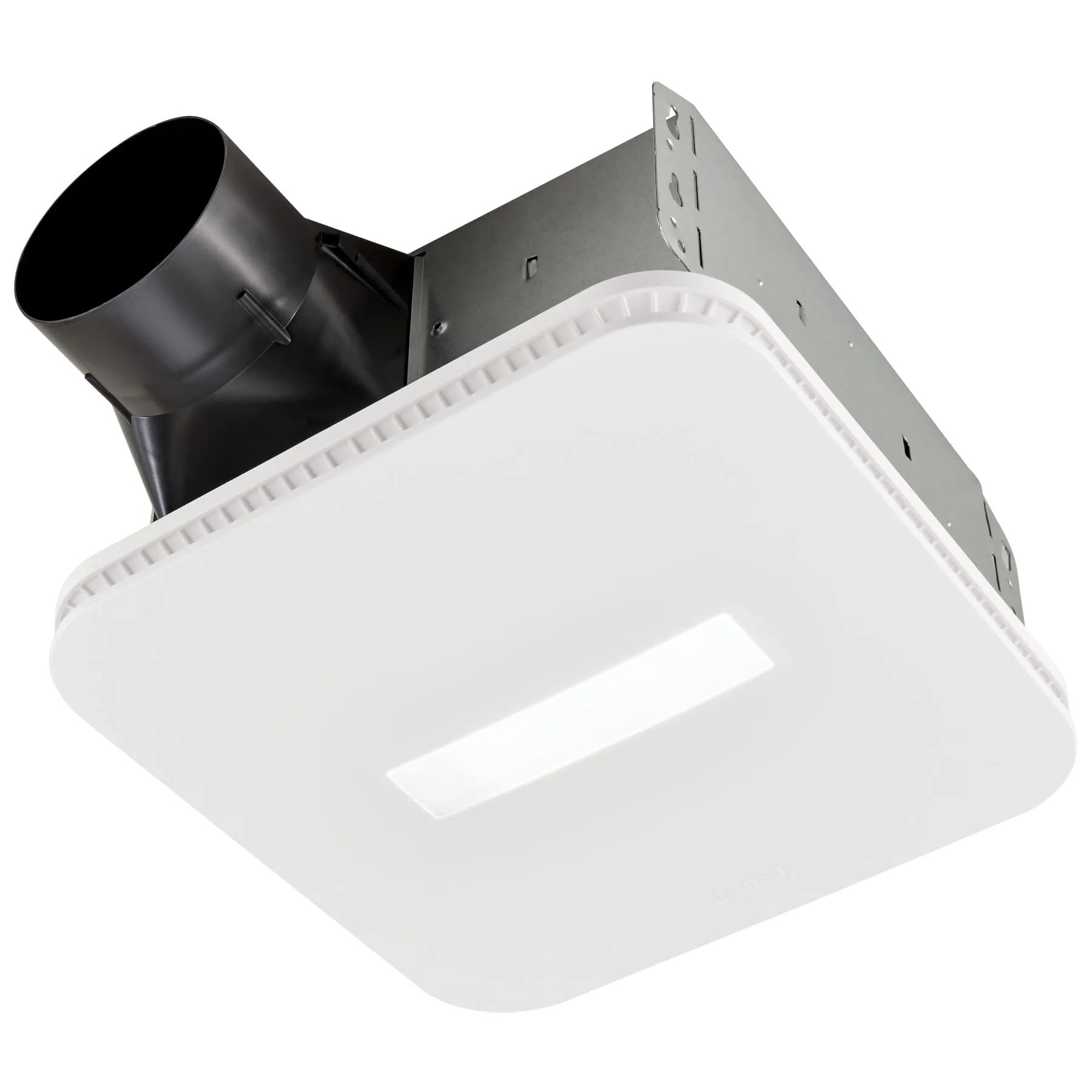 Broan-NuTone AE80LK Ventilation with LED CleanCover and Roomside Installation, ENERGY STAR Certified, 80 CFM, 0.7 Sones, White