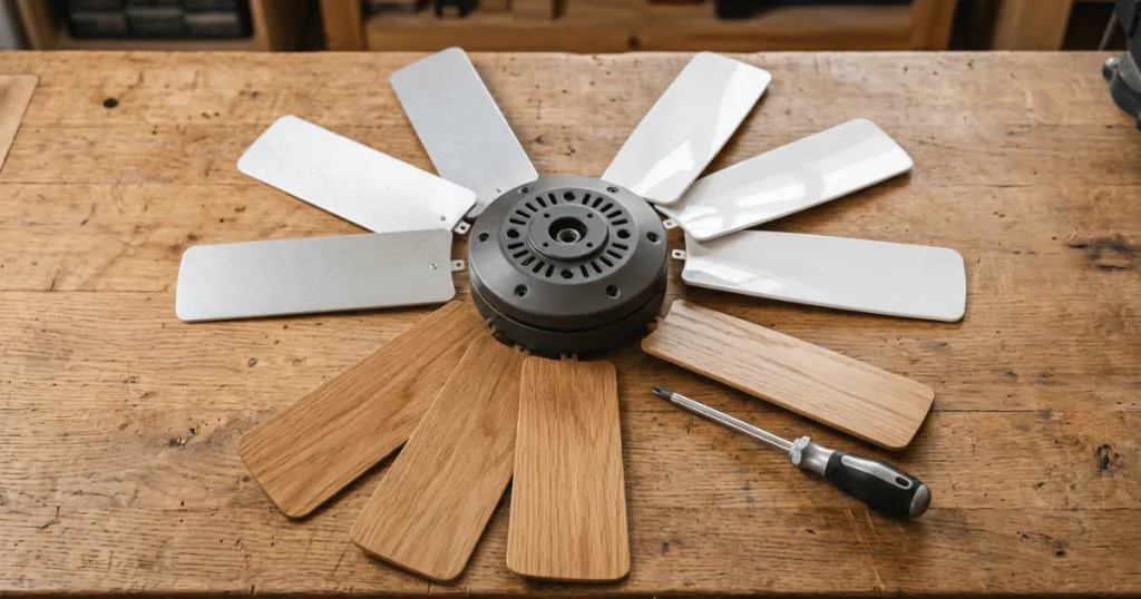Can you replace ceiling fan blades?