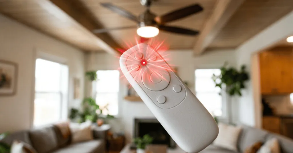 Ceiling Fan Remote Light Blinking