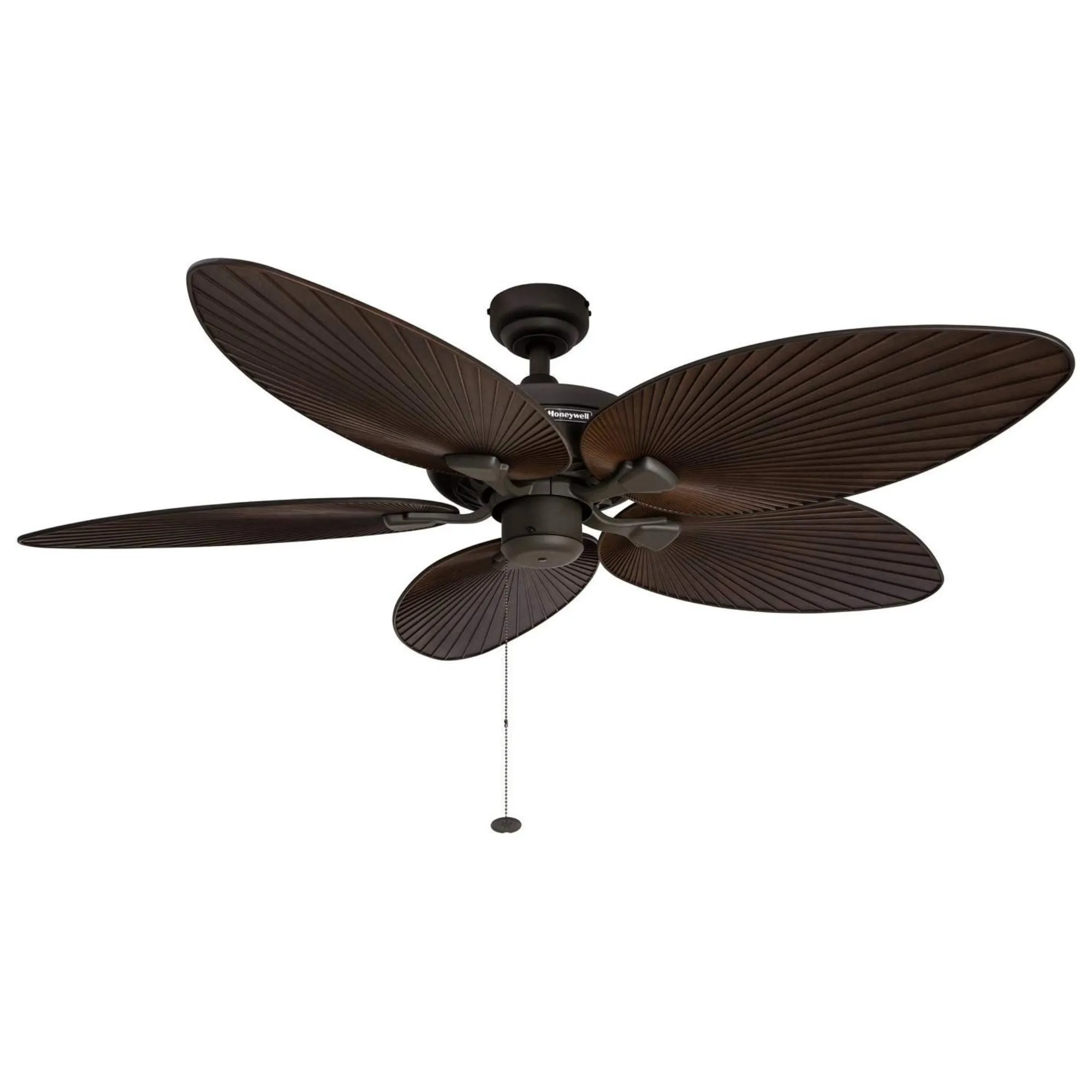 Honeywell Palm Island 52 Inch Tropical Indoor Outdoor Ceiling Fan, Bronze