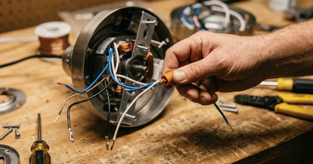 How do you fix a ceiling fan light?
