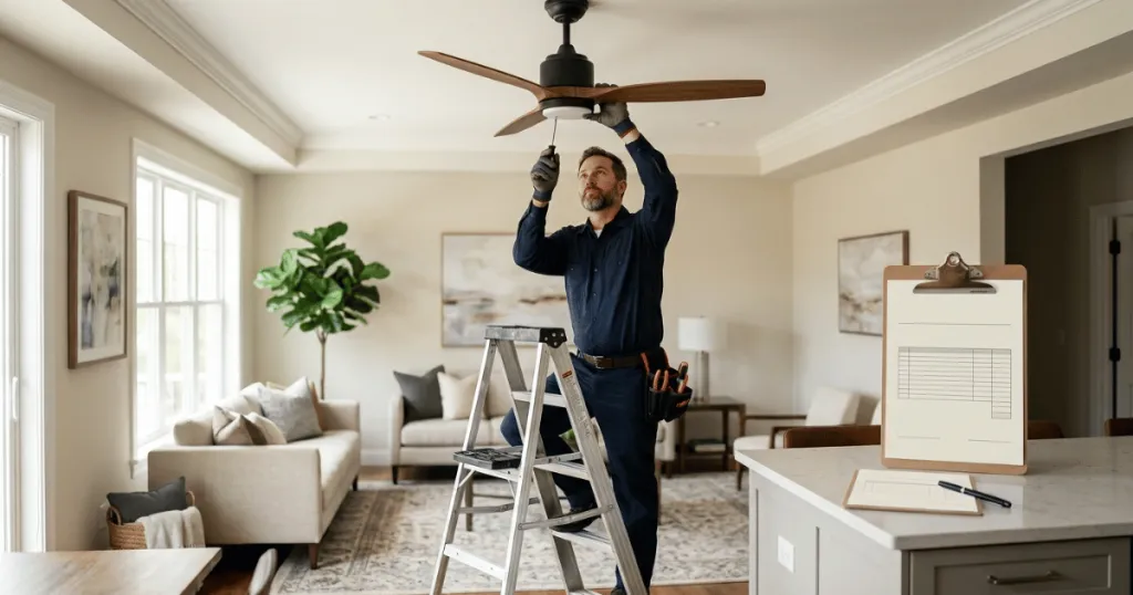 How much does it cost to install a ceiling fan?