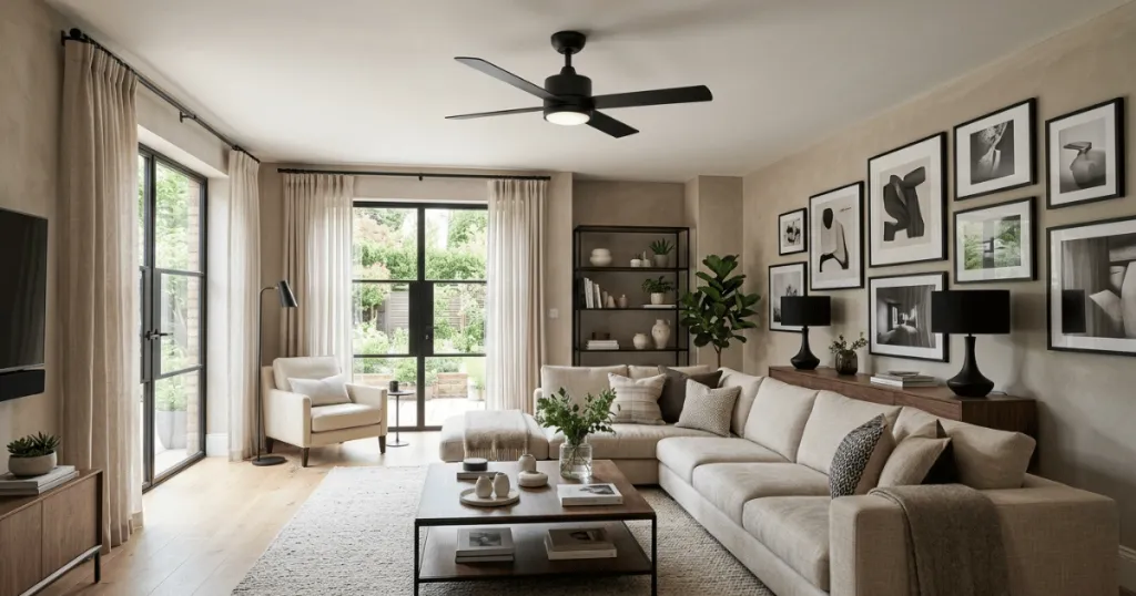 How to choose a ceiling fan color?