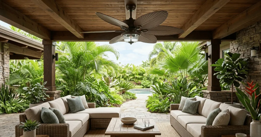 How to choose an outdoor ceiling fan?