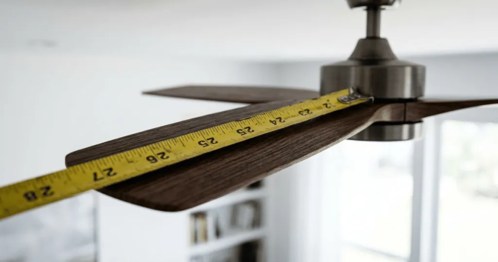 How to choose ceiling fan size?