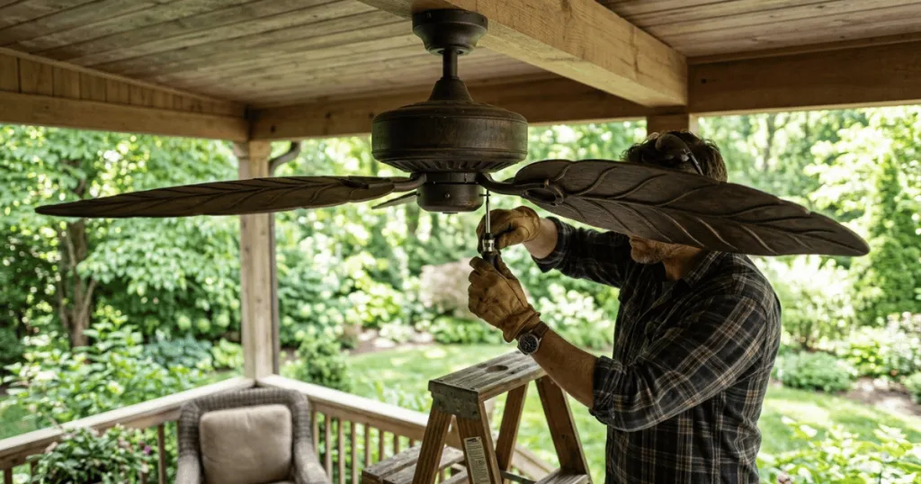 How To Install an Outdoor Ceiling Fan?