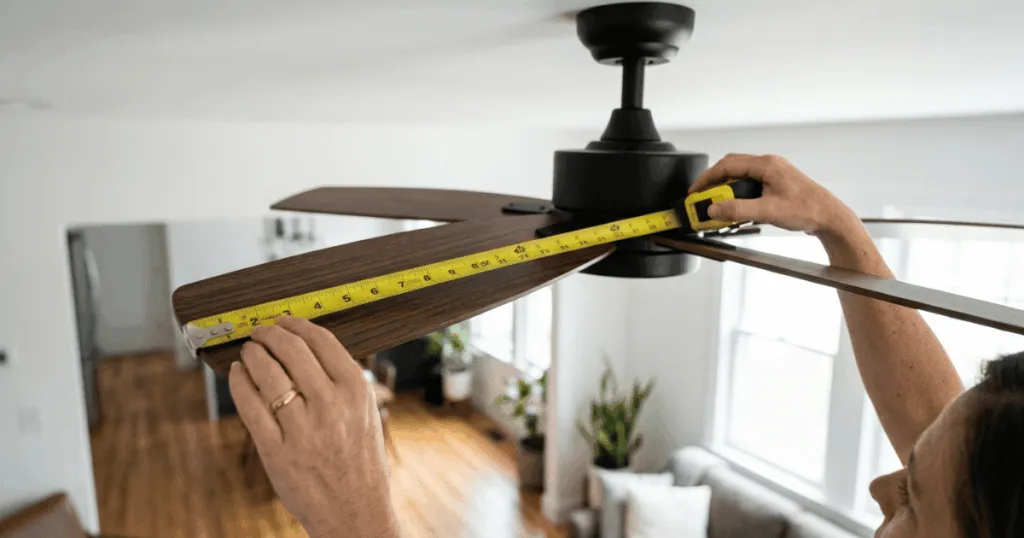 How to Measure a Ceiling Fan?