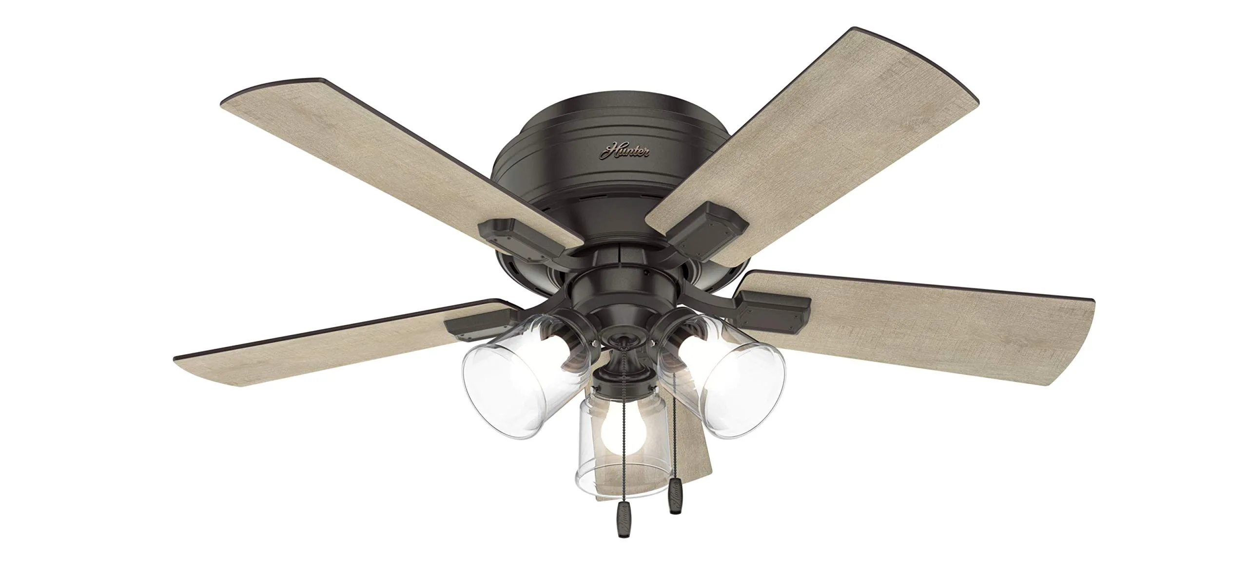 Hunter Crestfield, Indoor, Ceiling Fan, Quiet, 42 inch, Noble Bronze
