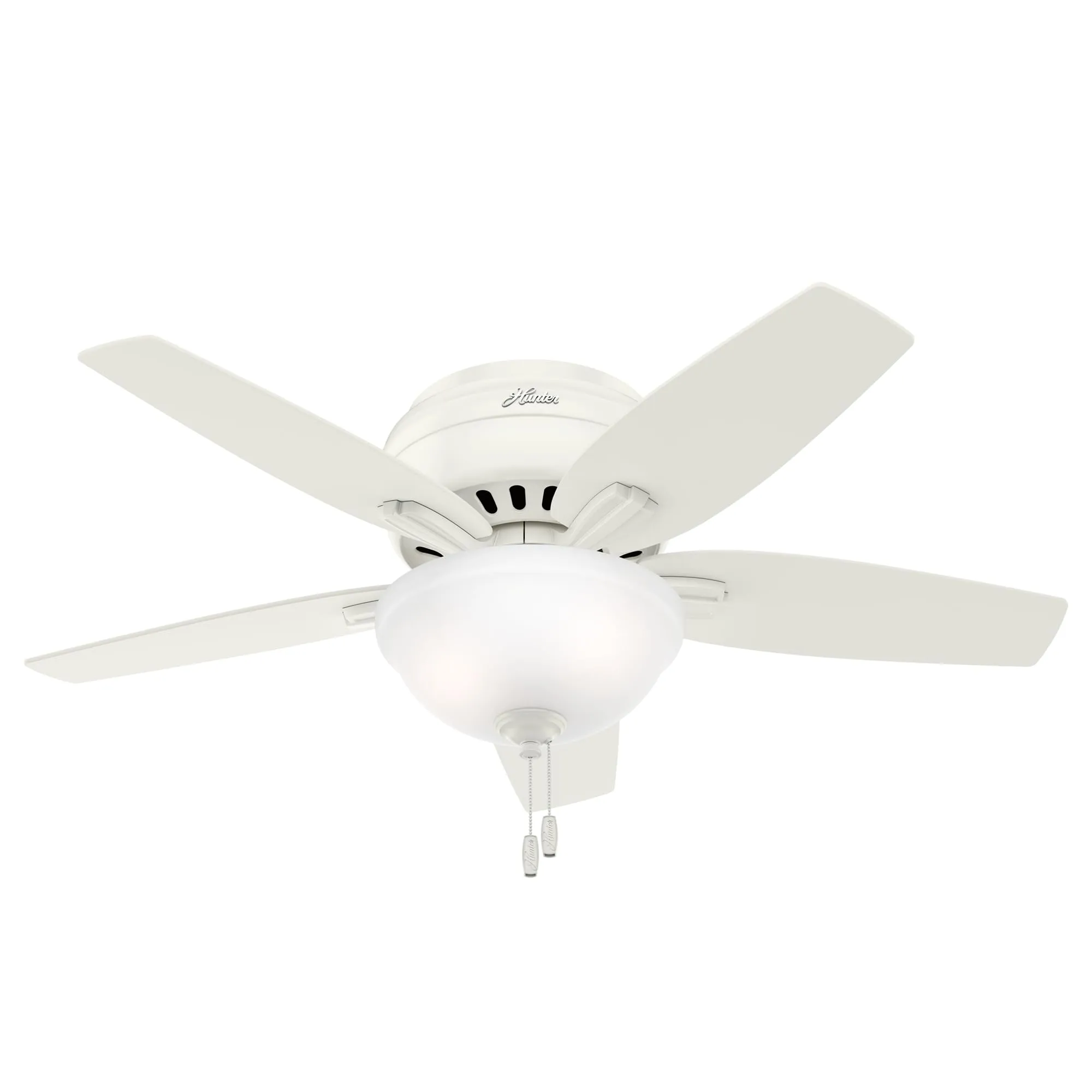 Hunter Newsome, Indoor, Ceiling Fan, with LED Light, 42 inch, Fresh White