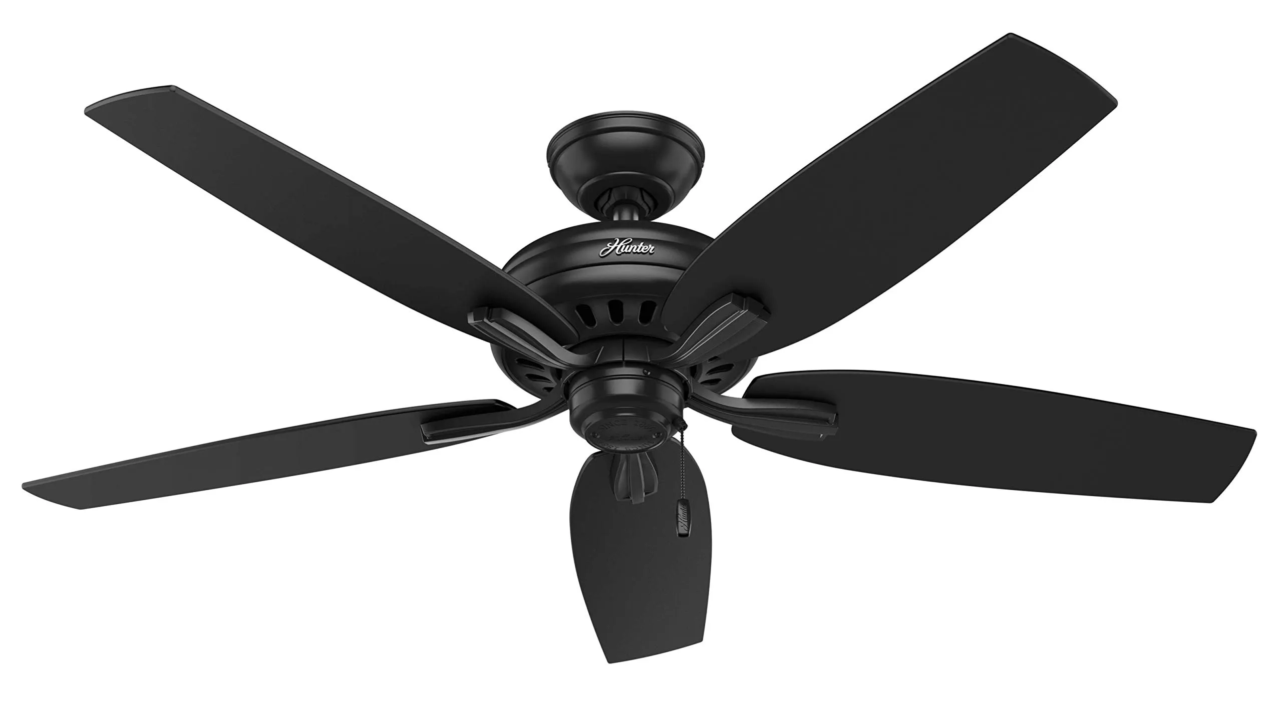 Hunter Newsome, Outdoor or Indoor, Ceiling Fan, 52 inch, Matte Black