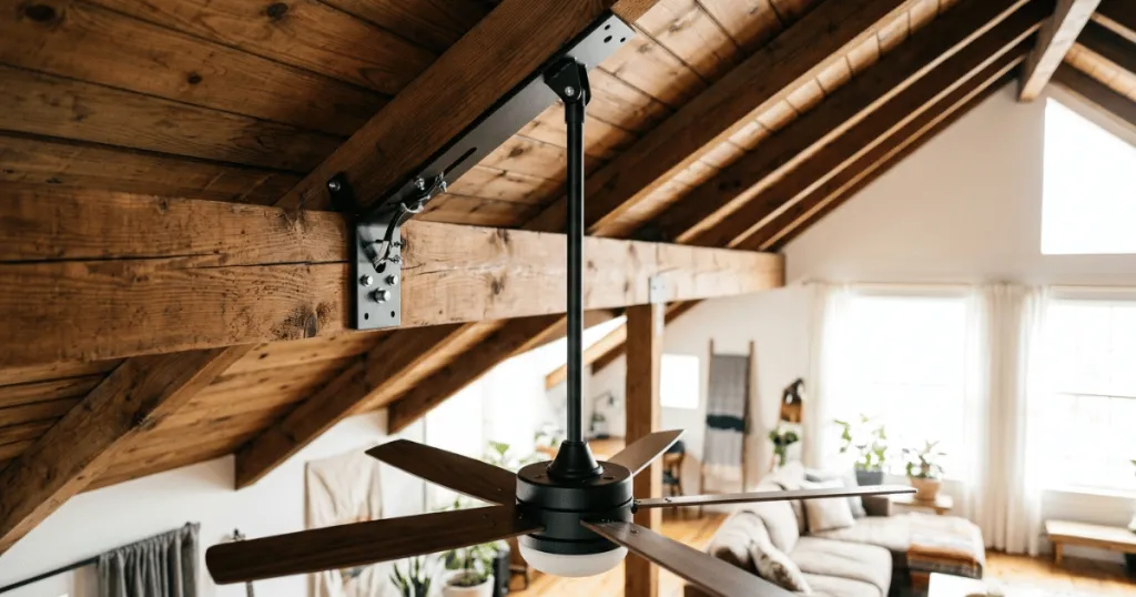 Installing a Ceiling Fan on a Sloped Ceiling
