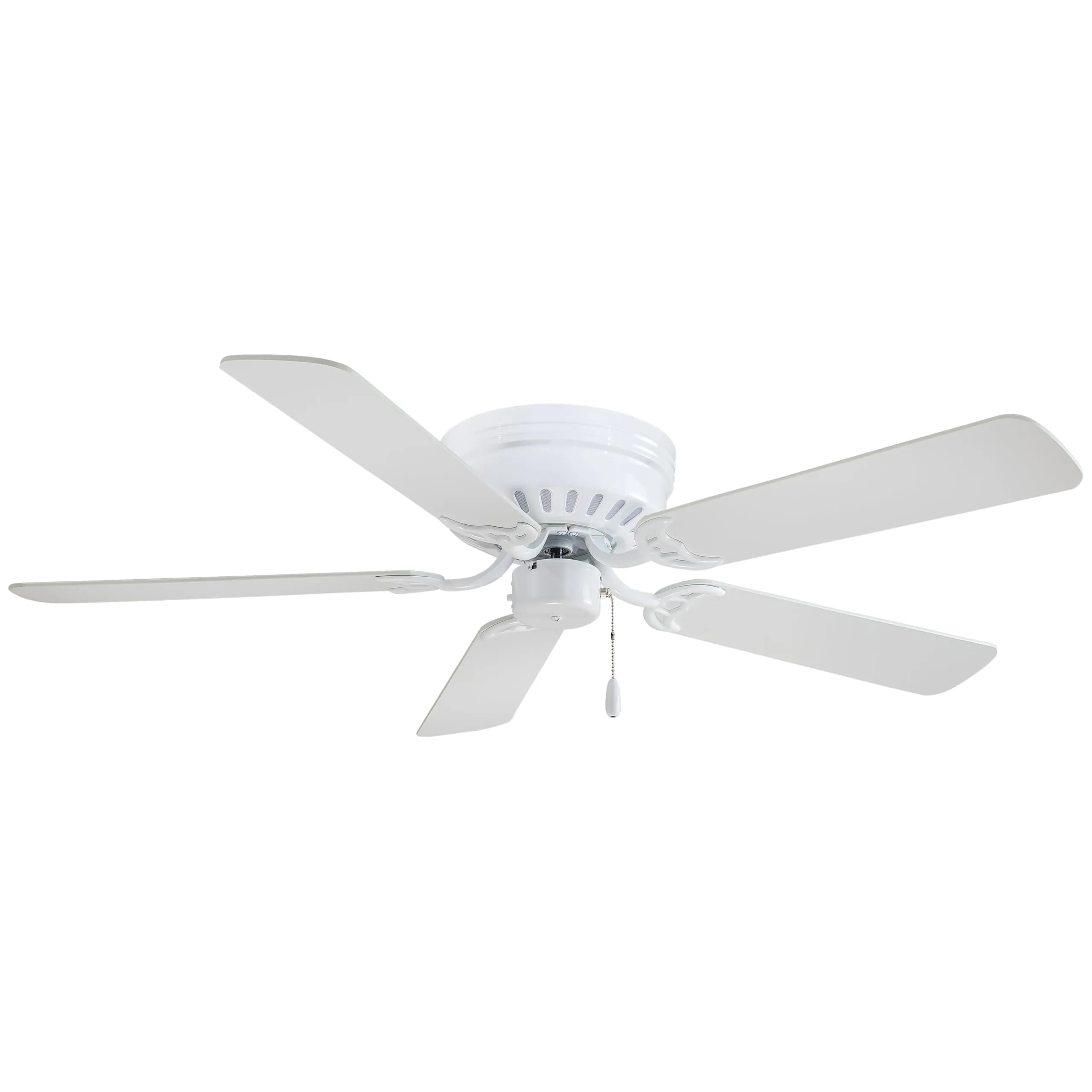 Minka-Aire F565-WH Mesa 52 Inch Flush Mount Low Profile Ceiling Fan in White Finish