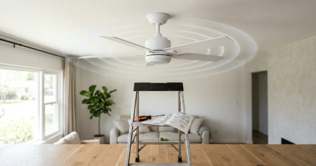 New Ceiling Fan Making Noise After Installation