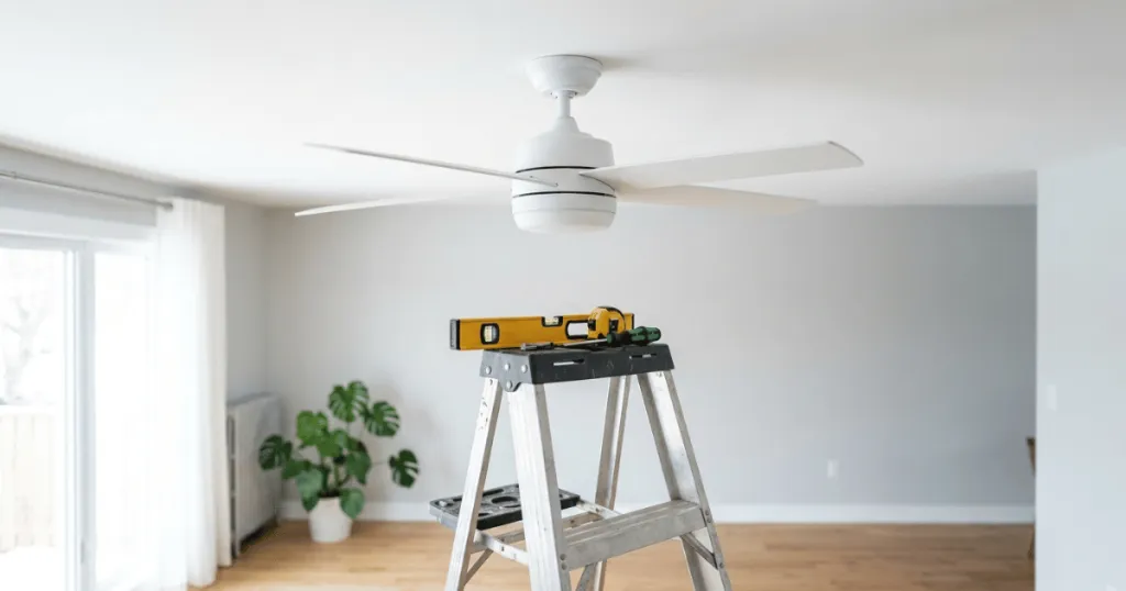 New Ceiling Fan Wobbling Right After Installation