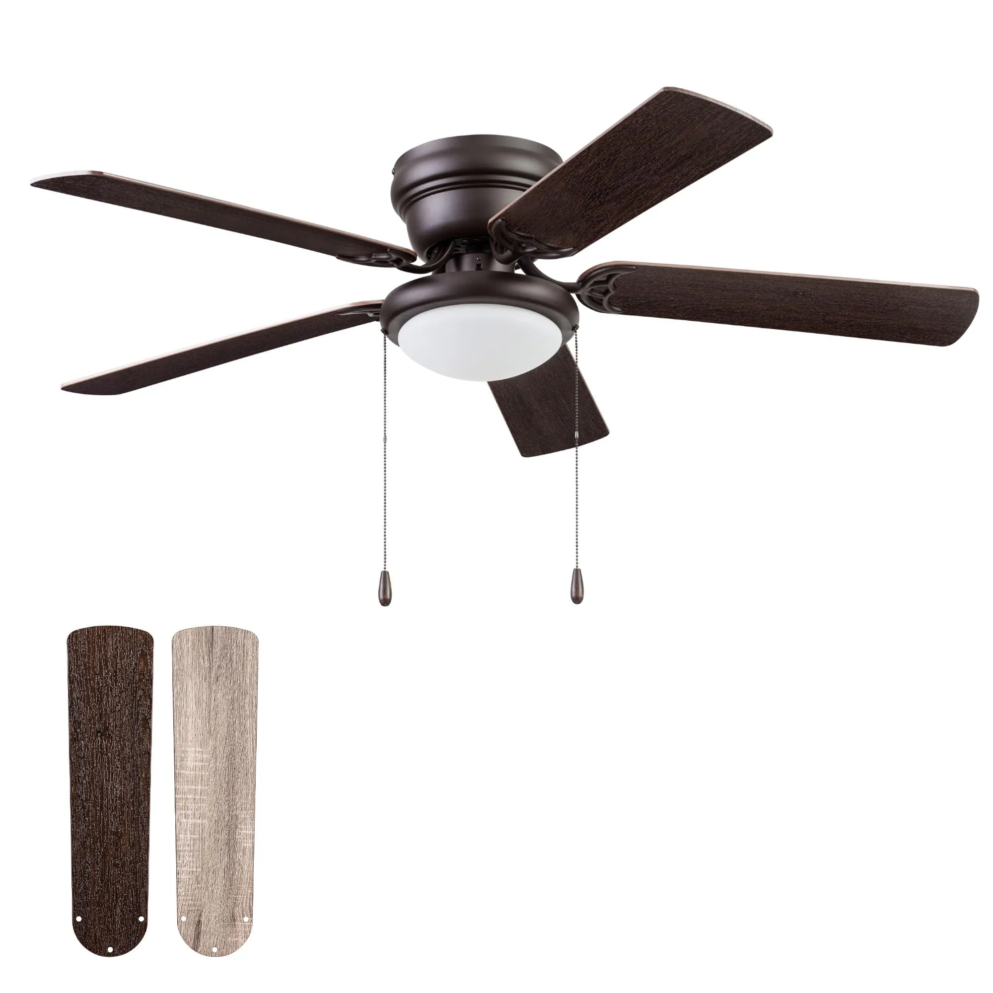 Portage Bay 51492 Cherry Hill Ceiling Fan, 52, Sienna Bronze